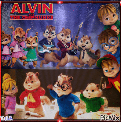 Alvin and the Chipmunks - Бесплатный анимированный гифка