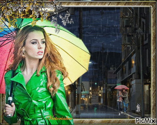 La pluie - Ingyenes animált GIF