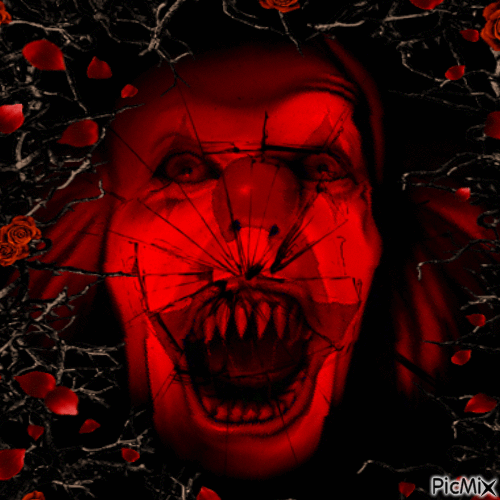 Gothic Clown - Ingyenes animált GIF