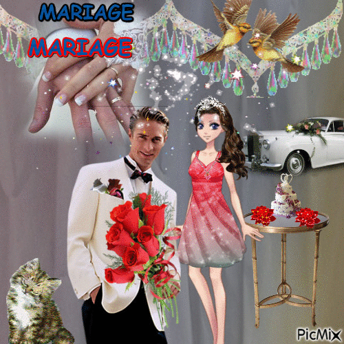mariage - Безплатен анимиран GIF