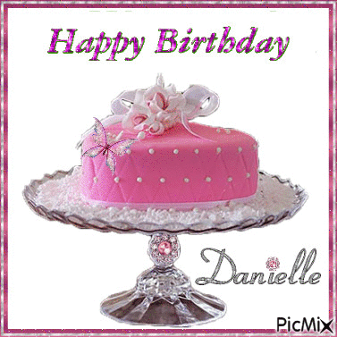 Danielle Birthday - Besplatni animirani GIF