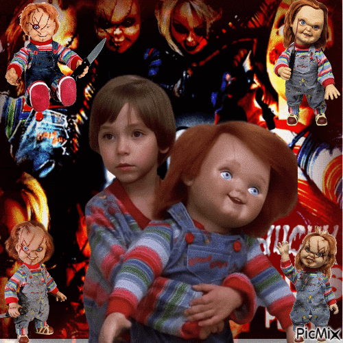 Andy and Chucky - 無料のアニメーション GIF