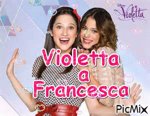 Violetta a Francesca - 免费动画 GIF