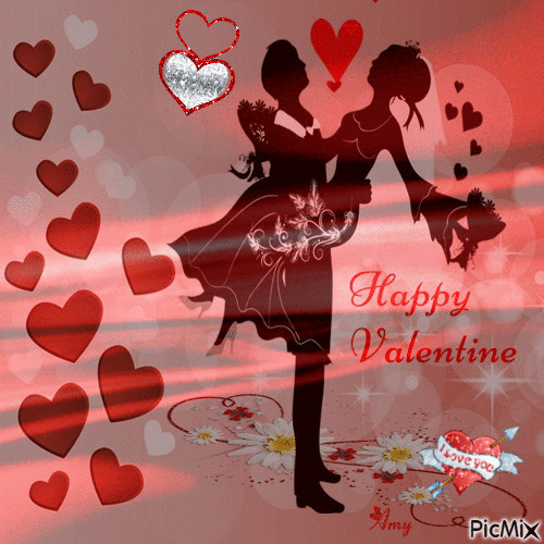 happy valentine - GIF animado gratis
