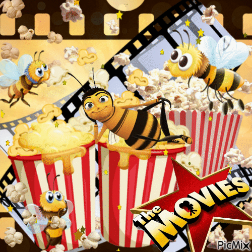 Bee movie - Бесплатный анимированный гифка