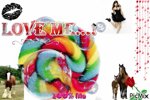 Love me - Бесплатный анимированный гифка