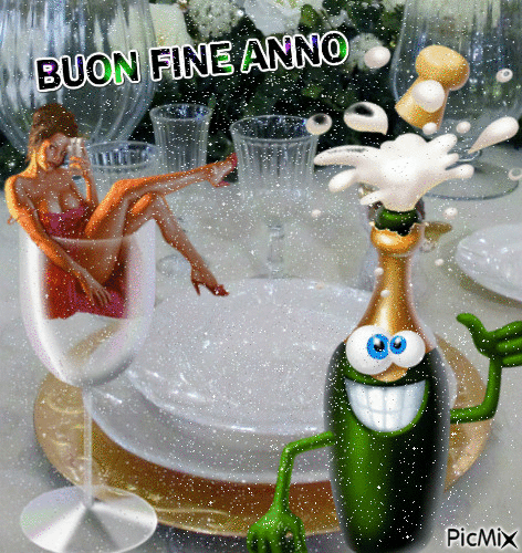 BUON FINE ANNO - Бесплатный анимированный гифка