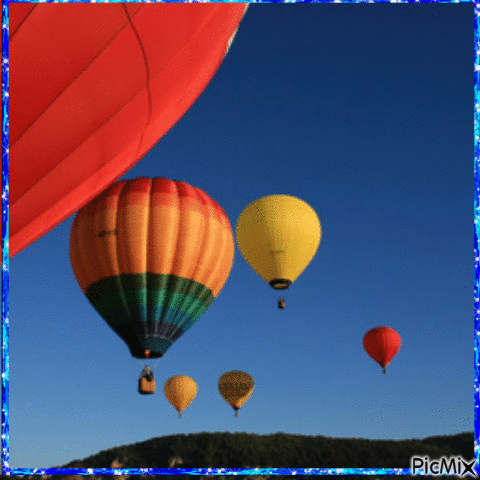 ballons dirigeables - Δωρεάν κινούμενο GIF