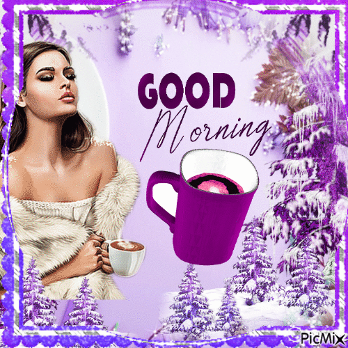 Good  Mornin.. coffee   for you - GIF animé gratuit