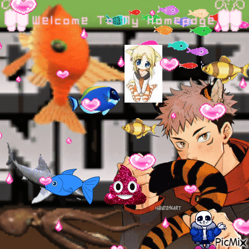 welcome to my homepage - Free animated GIF