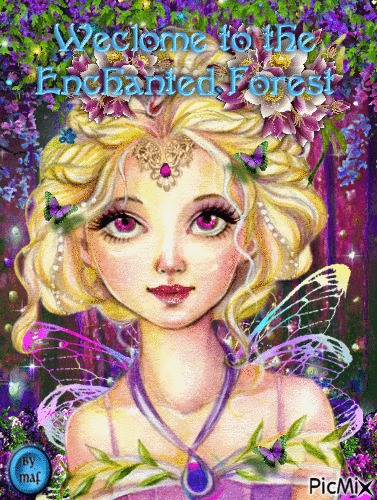 Welcome to the Enchanted Forest - Бесплатный анимированный гифка