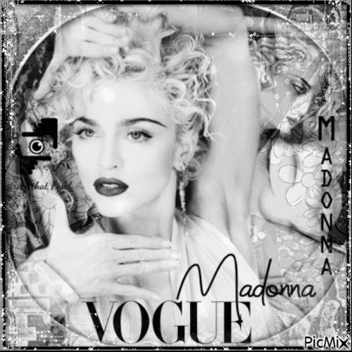 Madonna Strike The Pose - Animovaný GIF zadarmo