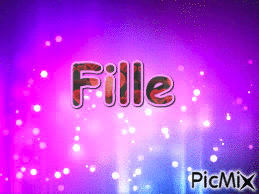 Filles - GIF animasi gratis