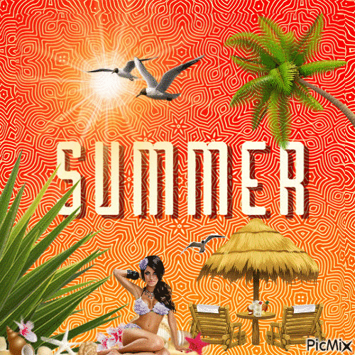Summer - Darmowy animowany GIF