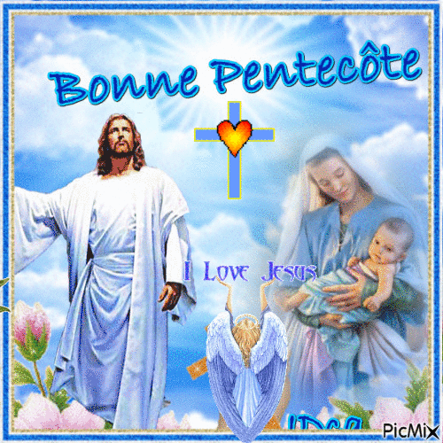 Bonne Pentecôte - Free animated GIF