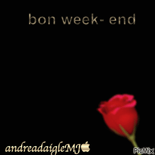 bon week-end - Zdarma animovaný GIF