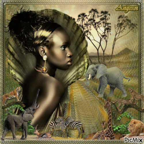 L'Afrique - Zdarma animovaný GIF