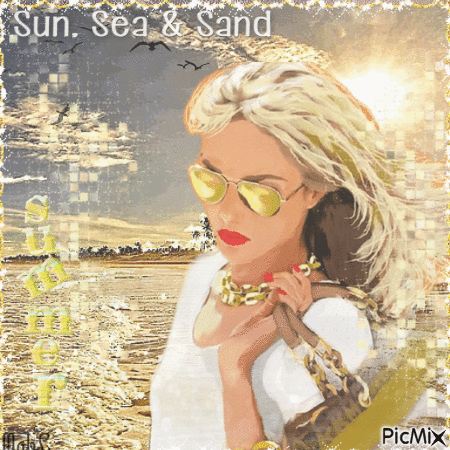 Sun Sea and Sand - GIF เคลื่อนไหวฟรี