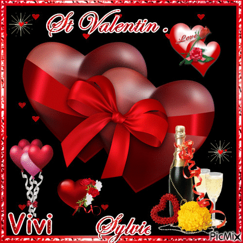 St Valentin - GIF animé gratuit