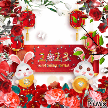 Happy Chinese Newyear 2023 - GIF animado gratis