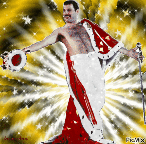 Freddie Mercury - Laurachan - GIF animé gratuit