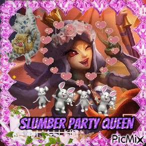 slumber party queen nami - Бесплатный анимированный гифка