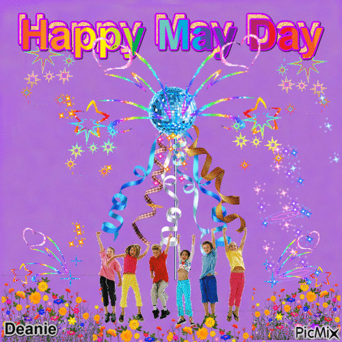 Happy May Day - Δωρεάν κινούμενο GIF