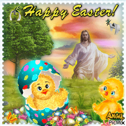 happy Easter - GIF animate gratis