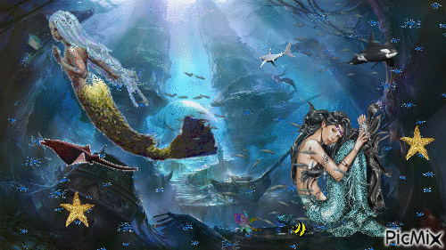deep ocean - GIF animado grátis