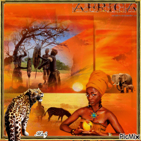 Afrique - GIF animado gratis