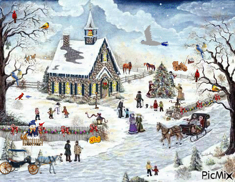 Christmas Down Home - Бесплатный анимированный гифка