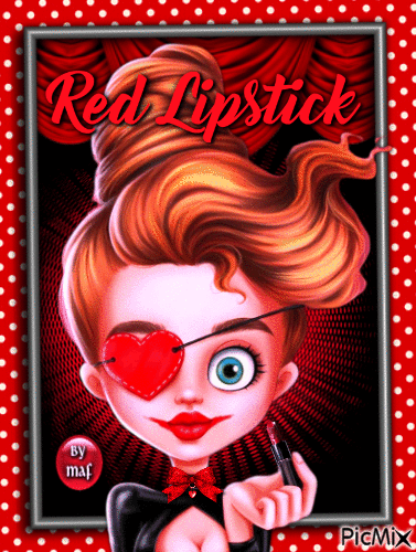 Red Lipstick - GIF เคลื่อนไหวฟรี