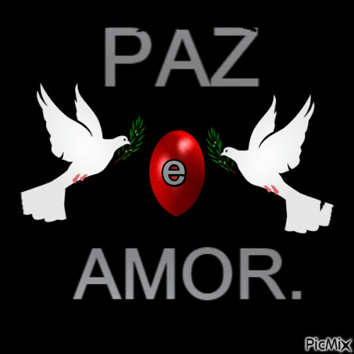 Paz e amor - GIF เคลื่อนไหวฟรี