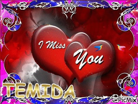 I Miss You - Nemokamas animacinis gif