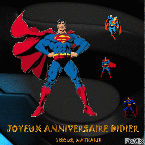 DIDIER SUPERMAN - Бесплатный анимированный гифка