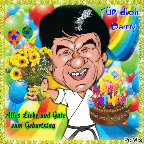 Happy Birthday Danny - GIF animé gratuit