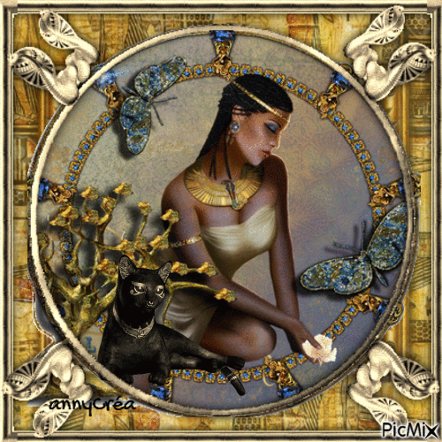 Egyptian woman - Gratis geanimeerde GIF