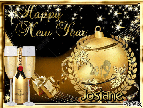 Bonne année Josiane - 無料のアニメーション GIF