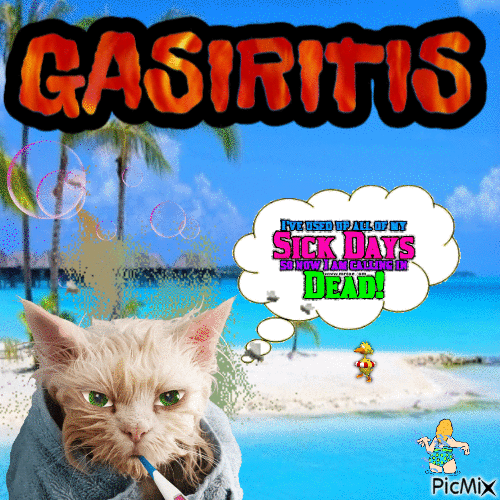 GASIRITIS - GIF animado grátis