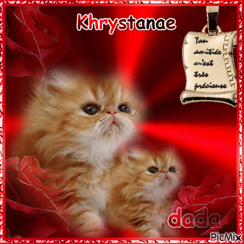 Khrystanae pour toi avec toute mon amitie ♥♥♥ - Gratis animeret GIF