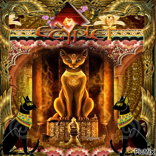☆☆ CAT - EGIPTE☆☆ - Gratis geanimeerde GIF