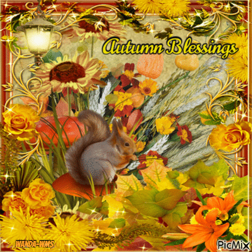 Autumn_Blessings - Free animated GIF