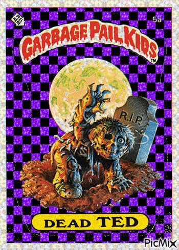 GPK Dead Ted - Free animated GIF