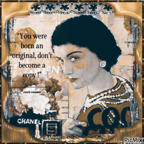 Coco Chanel - Бесплатный анимированный гифка