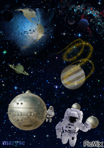 planete - Ilmainen animoitu GIF