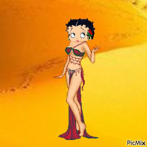 Betty Boop the belly dancer - 無料png