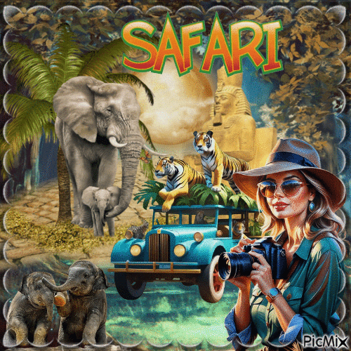 Safari Photos - Gratis animerad GIF