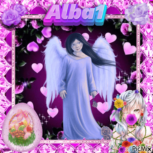 Alba1 Happy  Easter - Gratis animeret GIF