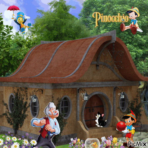 Pinocchio - Ilmainen animoitu GIF