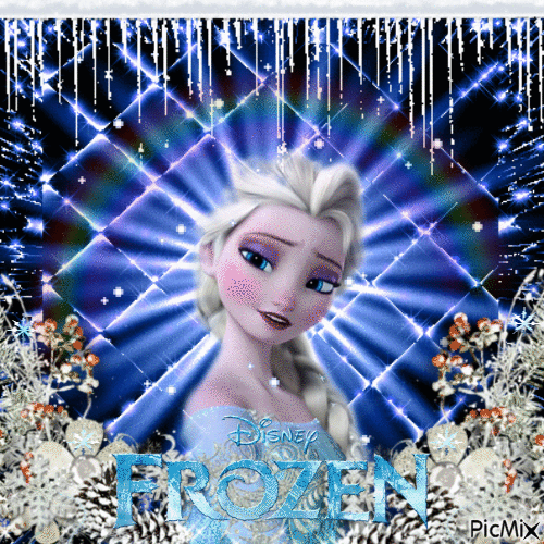 Disney Frozen Elsa - GIF animé gratuit